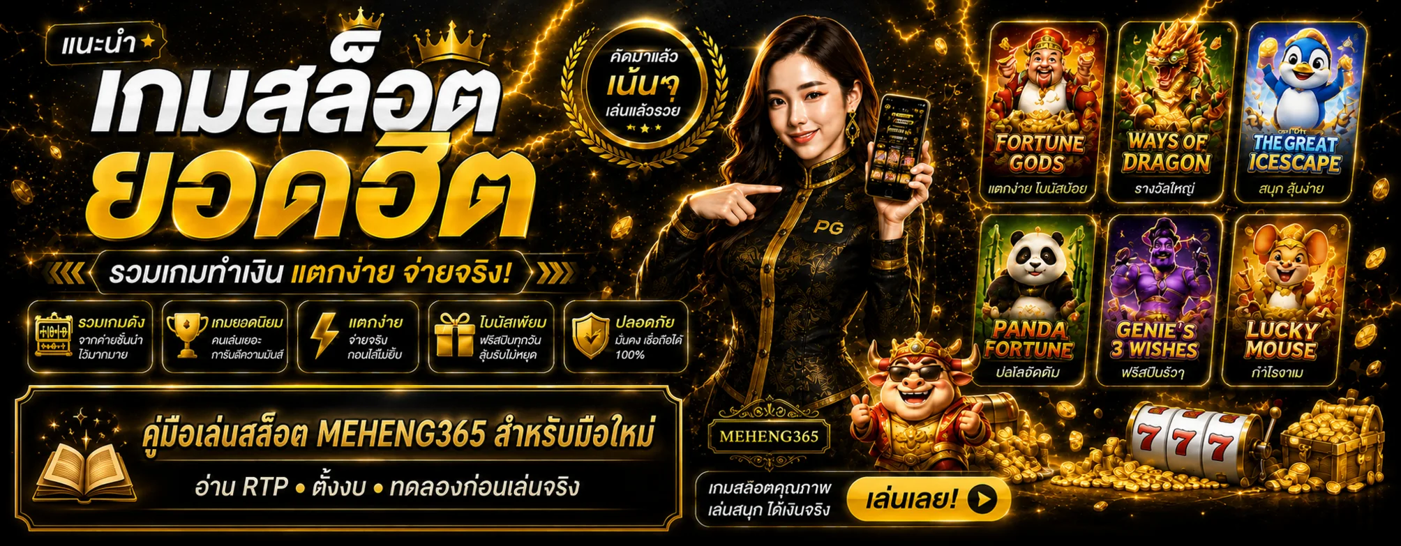 MEHENG365 คู่มือเล่นสล็อตสำหรับมือใหม่